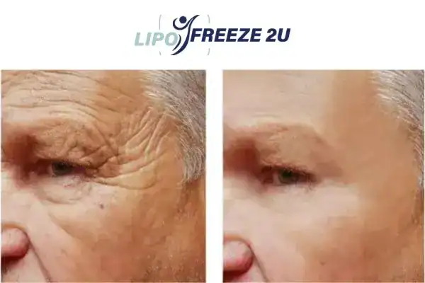 Mens before and after Morpheus 8 Bradford-on-Avon results.